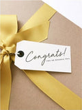 Gift Wrap + Handwritten Card