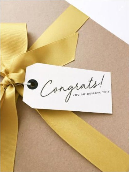 Gift Wrap + Handwritten Card
